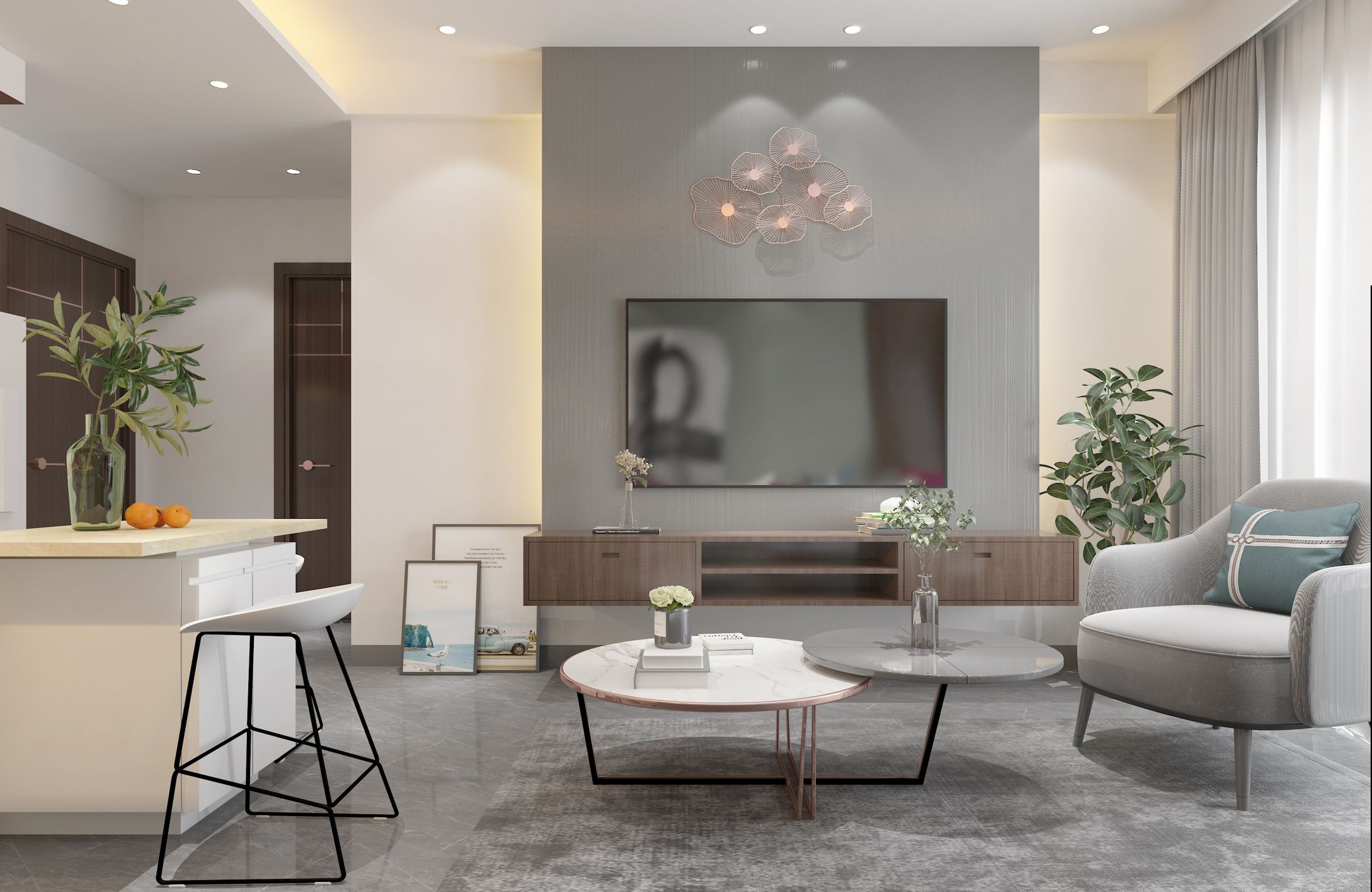 Bright, finished living space in a Toronto-area home